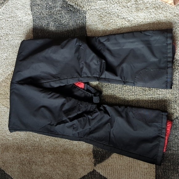 Arctix Youth Size Medium Snowbib Black Red - Picture 5 of 8